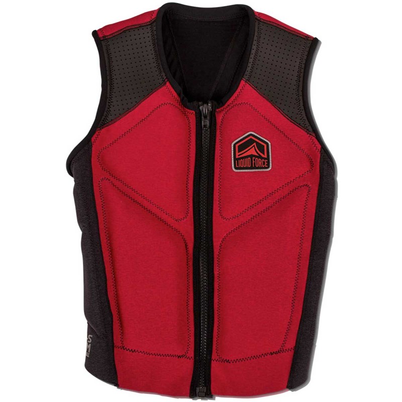 Gilet Wake Impact vest Liquid Force Comp 2019 Red