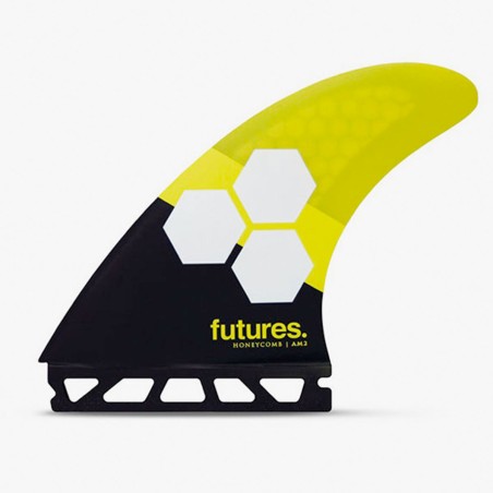 Ailerons Futures Thruster - FAM3 Al Merrick RTM Hex black & yellow