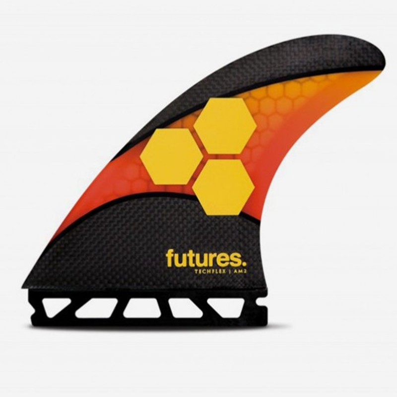 Ailerons Futures Thruster - FAM2 Al Merrick Techflex orange / red