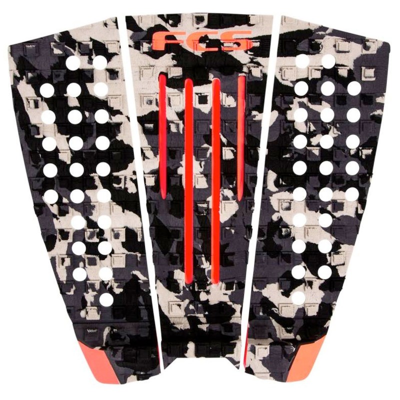 Pads FCS Julian Wilson Grey Camo / Blood Orange