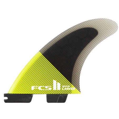 Ailerons FCS II Carver PC Yellow Acid/Black Tri Set