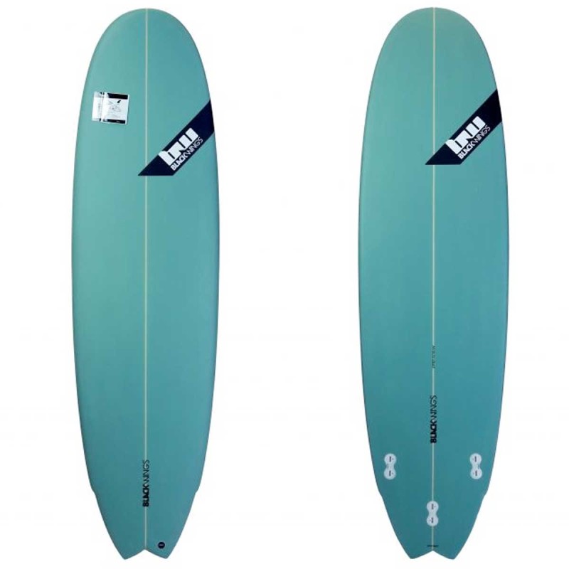 Planche surf Black Wings 6'9 FISH 6PACK Tint