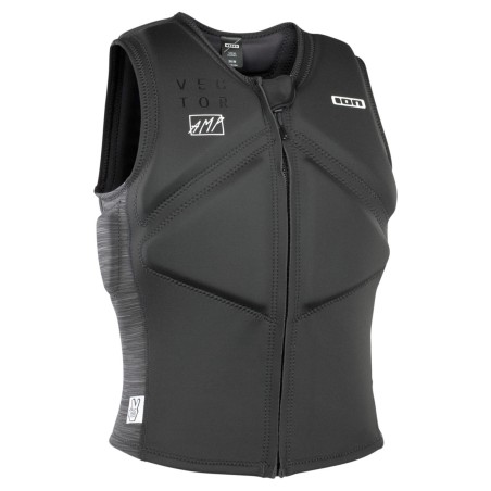 Impact Vest Kitesurf ION Vector Front Zip 2020 Black