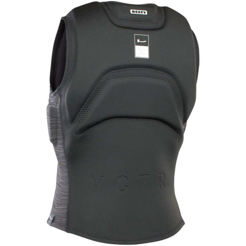 Impact Vest Kitesurf ION Vector Front Zip 2020 Black