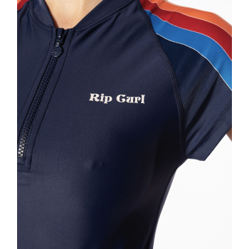 Lycra Rip Curl Moontide Zip Cap SL UV Stripe 2020 Lycra Rip Curl Moontide Zip Cap SL UV Stripe 2020