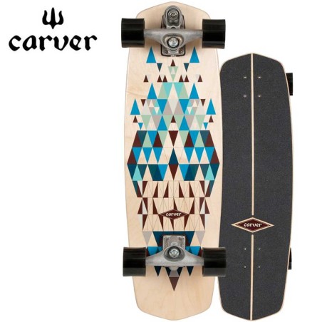 Carver Skate Black tip 30.5" (C7)