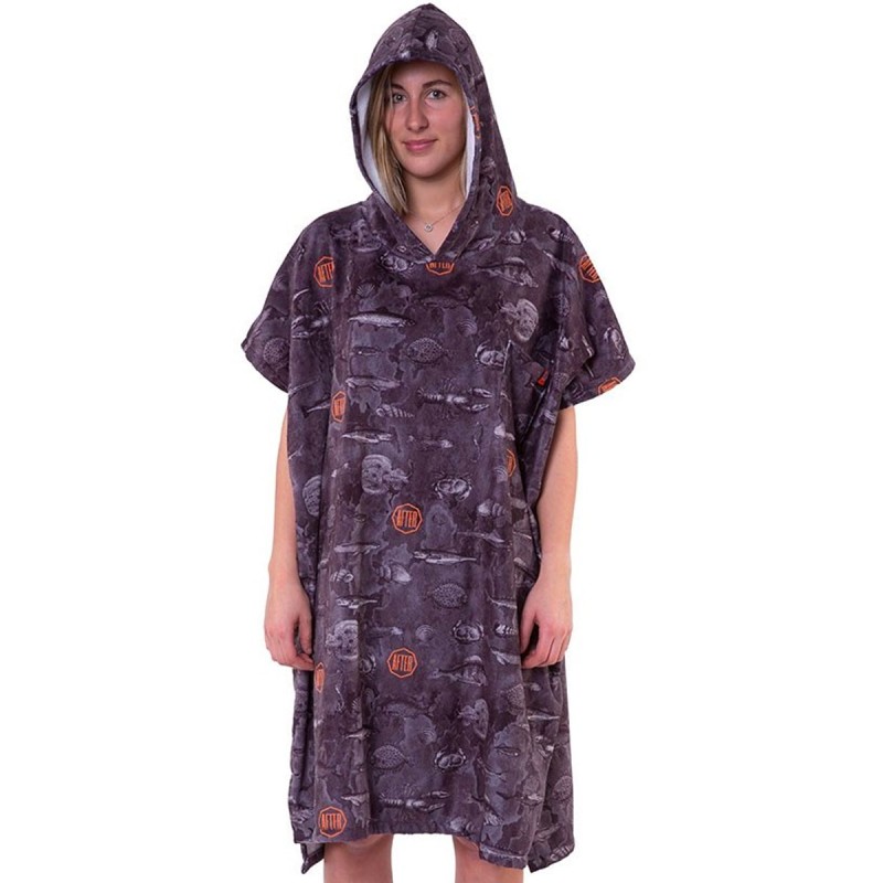 Poncho After Sea World - Dark Grey