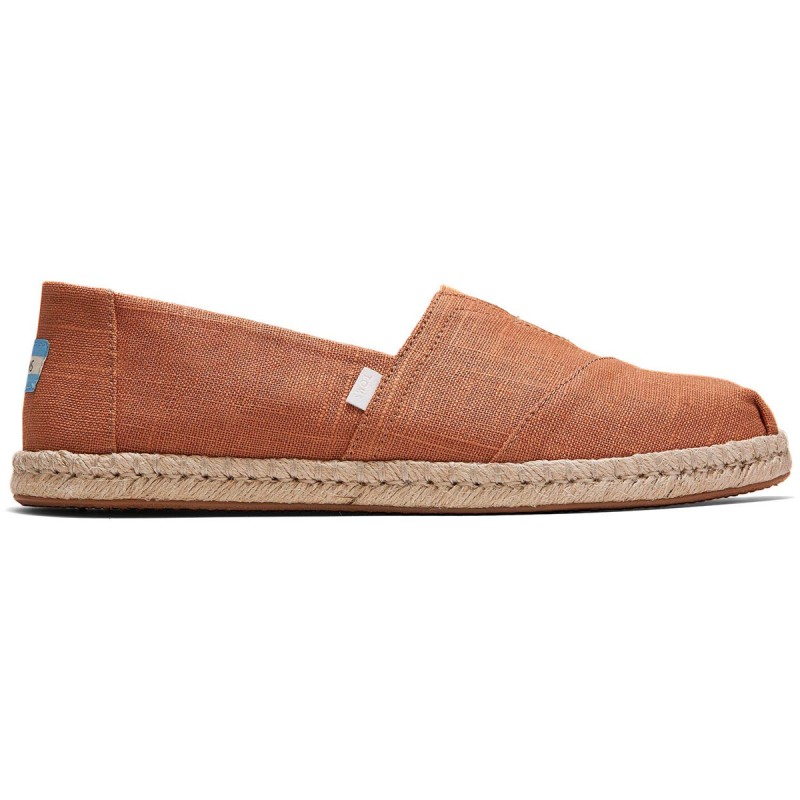 Espadrilles Marron en Lin Toms