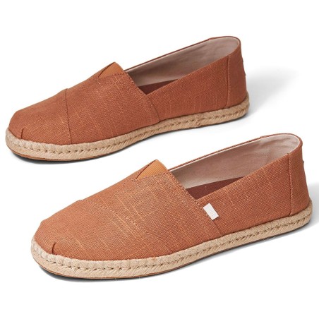 Espadrilles Marron en Lin Toms