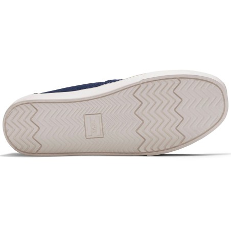 Alpargata Cupsole Bleu Marine en Toile Toms