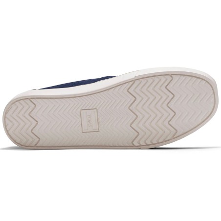 Alpargata Cupsole Bleu Marine en Toile Toms