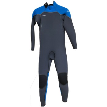Combinaison O'Neill Psycho One 5/4 mm Back Zip Full Gun metal/Ultra blue