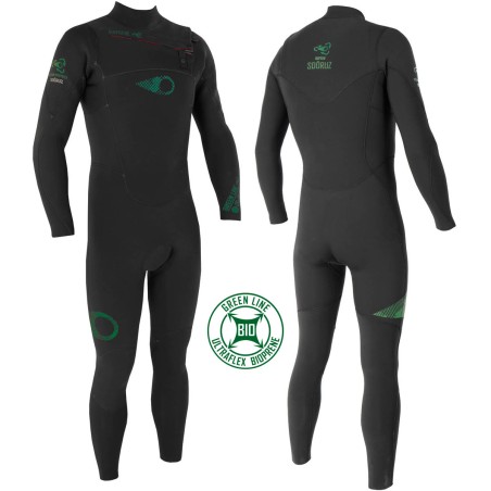 Combinaison Sooruz Fullsuit 3/2 CZ Green Line Bioprene 2020