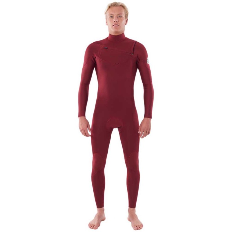 Combinaison Rip Curl Dawn Patrol 5/3mm Chest Zip 2020 Maroon