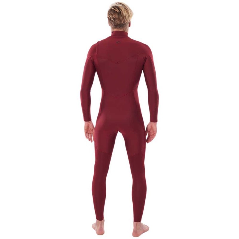 Combinaison Rip Curl Dawn Patrol 5/3mm Chest Zip 2020 Maroon