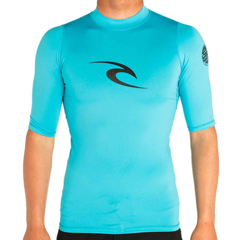 Lycra Rip Curl Corpo S/SL UV Tee 2020 Blue