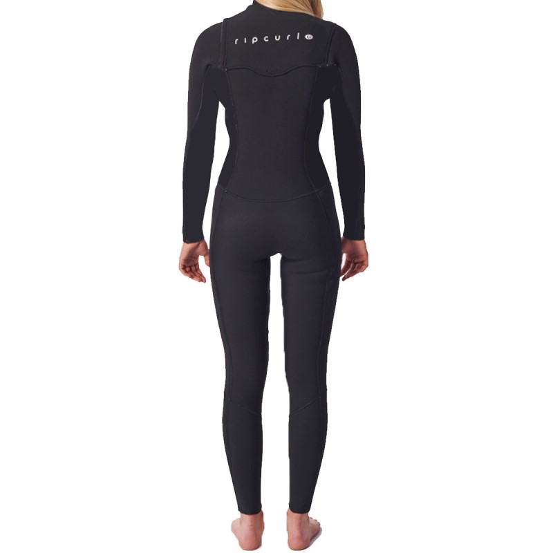 Combinaison Rip Curl Femme Dawn Patrol 4/3mm Chest Zip 2021 Black