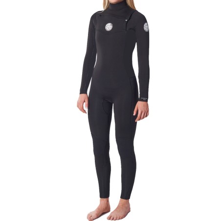 Combinaison Rip Curl Femme Dawn Patrol 4/3mm Chest Zip 2021 Black