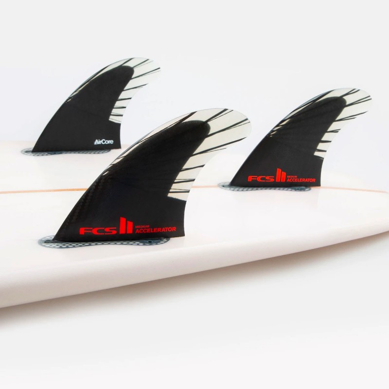 Ailerons FCS II Accelerator PC Carbon Tri Retail Fin