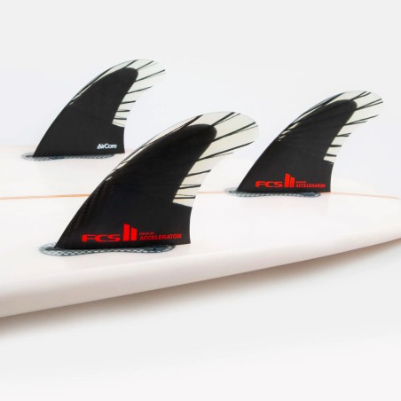 Ailerons FCS II Accelerator PC Carbon Tri Retail Fin