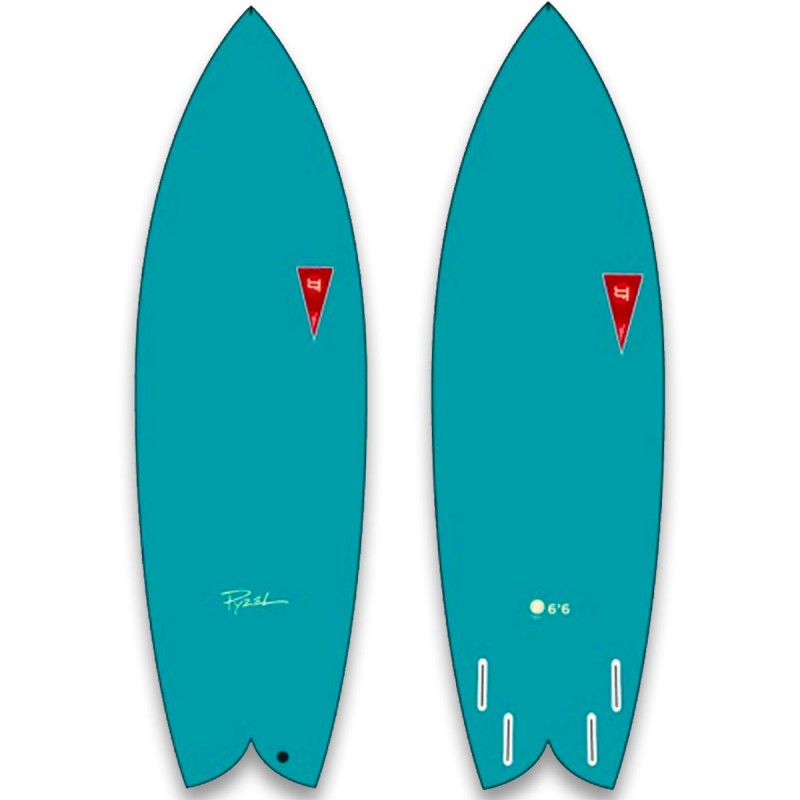 Planche de surf en mousse JJF by Pizel AstroFish 2021 Bleu