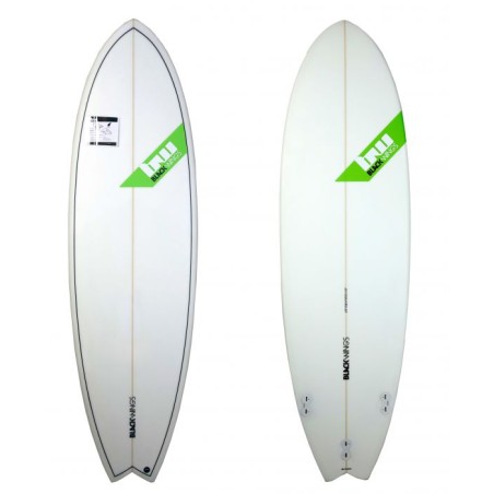 Planche surf Blackwings 6'0 FISH Cristal Clear