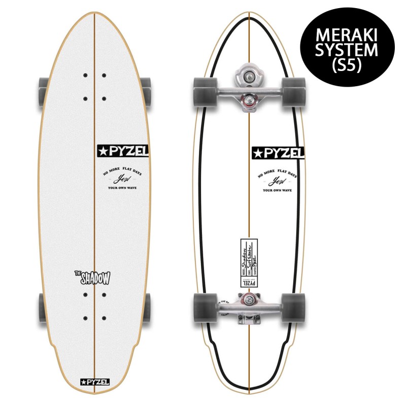 Surf skate YOW Shadow 33.5" Pyzel x Yow