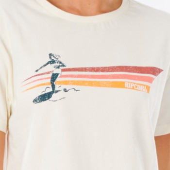 T-Shirt Femme Rip Curl Golden State Crop 2021 T-Shirt Femme Rip Curl Golden State Crop 2021