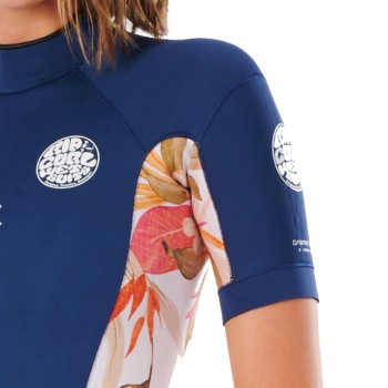 Combinaison Shorty Rip Curl Femme Dawn Patrol 2mm S/SL 2021 Combinaison Shorty Rip Curl Femme Dawn Patrol 2mm S/SL 2021