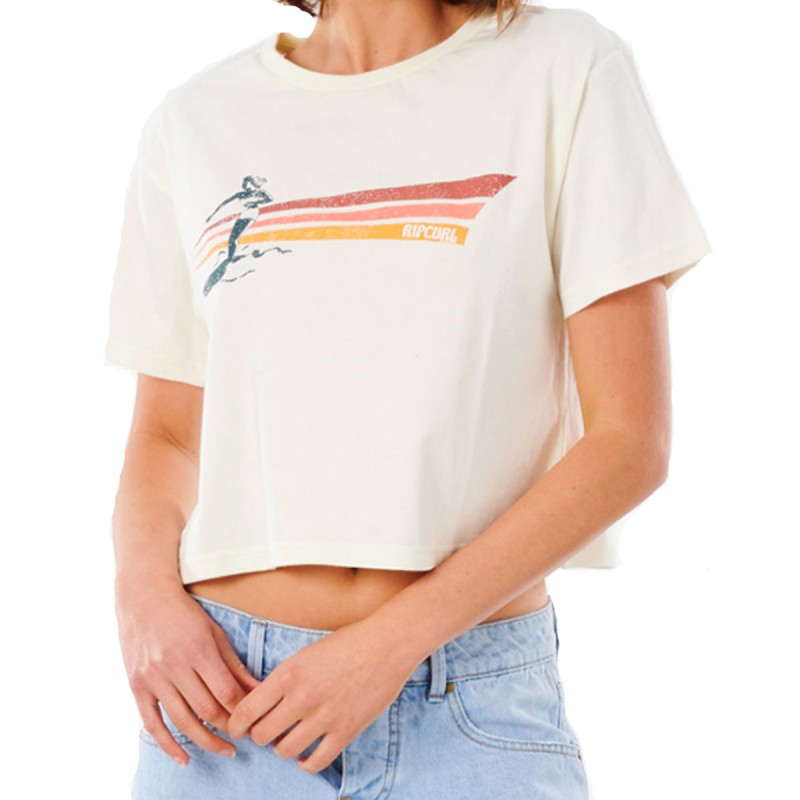 T-Shirt Femme Rip Curl Golden State Crop 2021