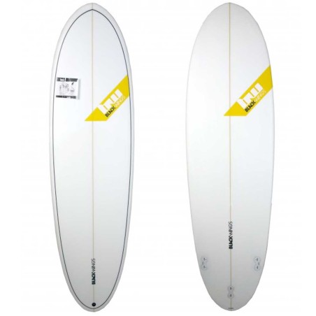 Planche surf BlackWings 6'6 EGG cristal clear