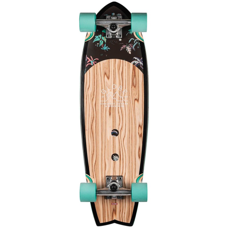 Skate Cruiser Globe Sun City 30" Olivewood / Neon Jungle