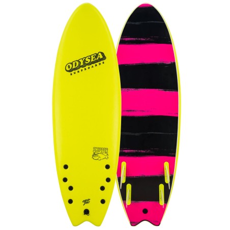 Planche Surf Catch Surf/Odysea Skipper Quad 6'6 Jaune