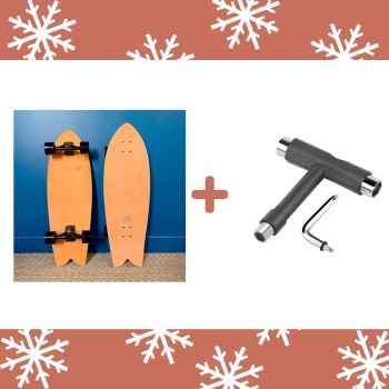 Surf skate Sandy Shapes Tropical Orange Whosale