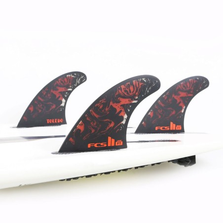 Ailerons FCS II Filipe Toledo PC black/red tri set