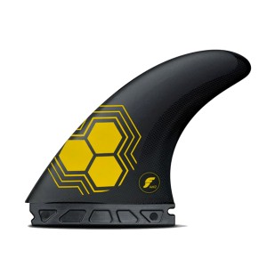 Aileron Futures Thruster - FAM2 ALPHA series Carbon Yellow