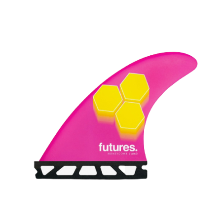 Aileron Futures Thruster - FAM3 Al Merrick RTM Hex Pink & Yellow