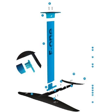 FOIL F-ONE SEVEN SEAS CARBON 2022