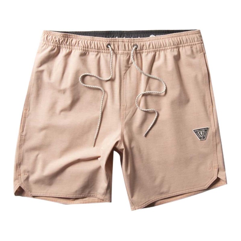 Boardshort Vissla Solid Sets 17.5" dusty orange ecolastic