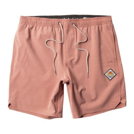 Boardshort Vissla Solid Sets 17.5" dusty orange ecolastic