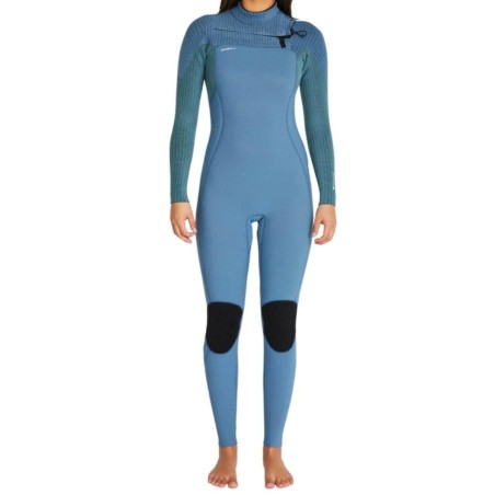 Combinaison Femme O'Neill Hyperfreak 3/2+ Front Zip Full Dusty Blue