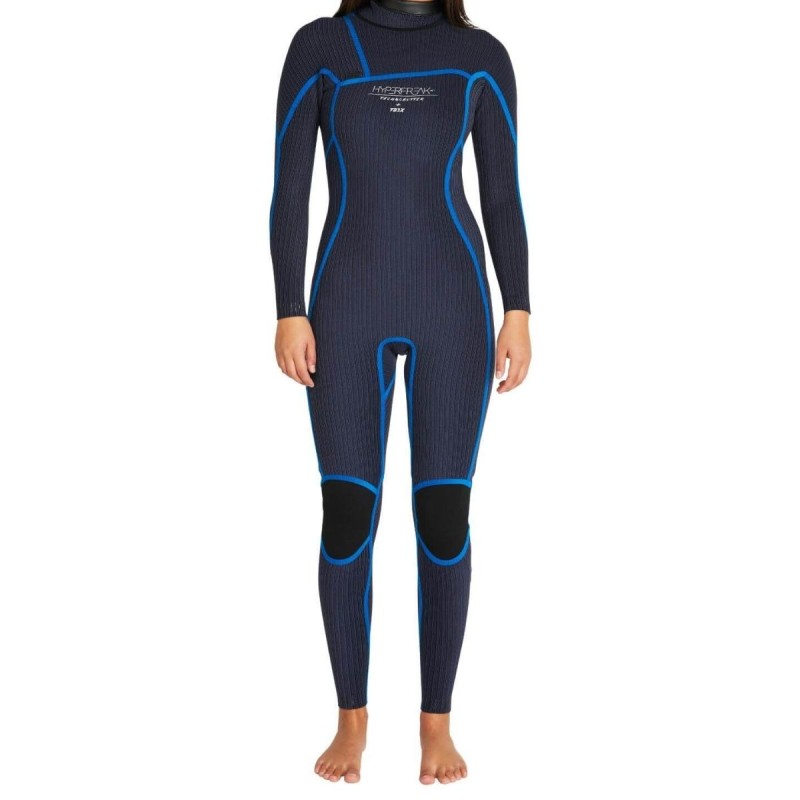 Combinaison Femme O'Neill Hyperfreak 3/2+ Front Zip Full Dusty Blue