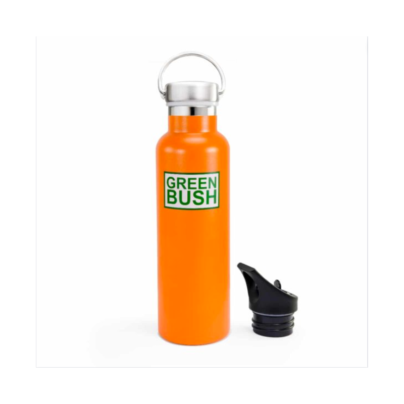 Gourde GreenBush Isotherme 621ml - 21 OZ - Couleur Orange