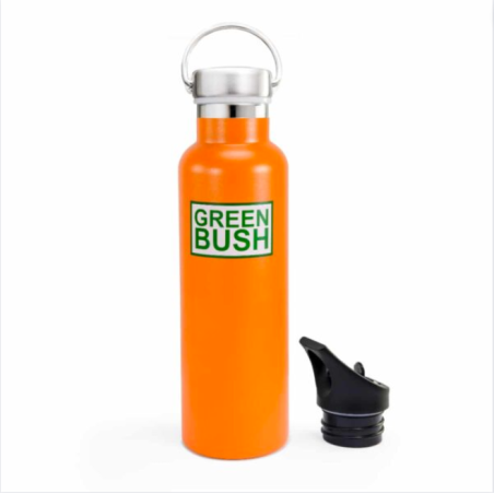 Gourde GreenBush Isotherme 621ml - 21 OZ - Couleur Orange