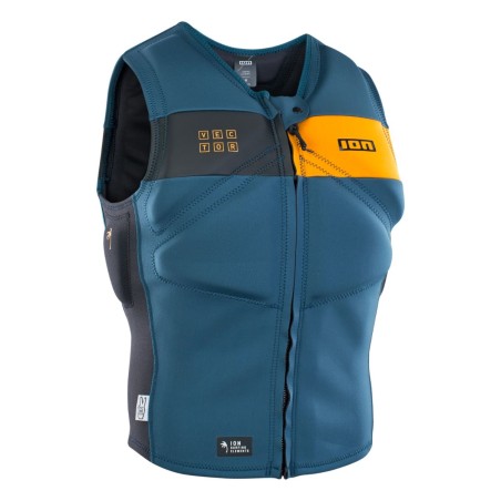 Impact Vest ION Vector Vest Amp Front Zip 2022 Petrol