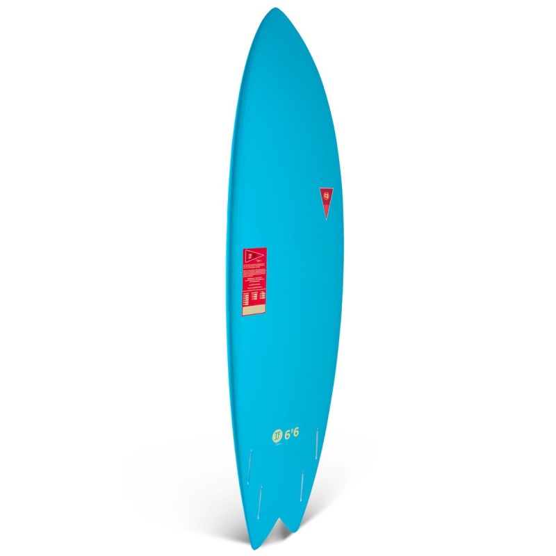 Planche de surf en mousse JJF by Pyzel AstroFish 2022 Bleu