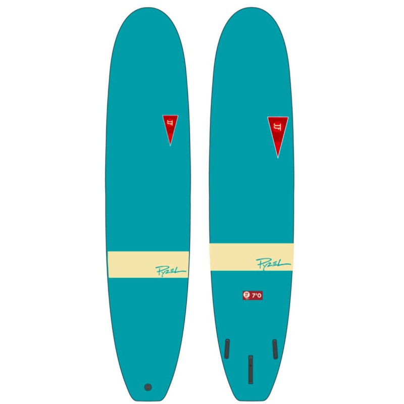 Planche de surf en mousse JJF by Pyzel the Log - Bleu