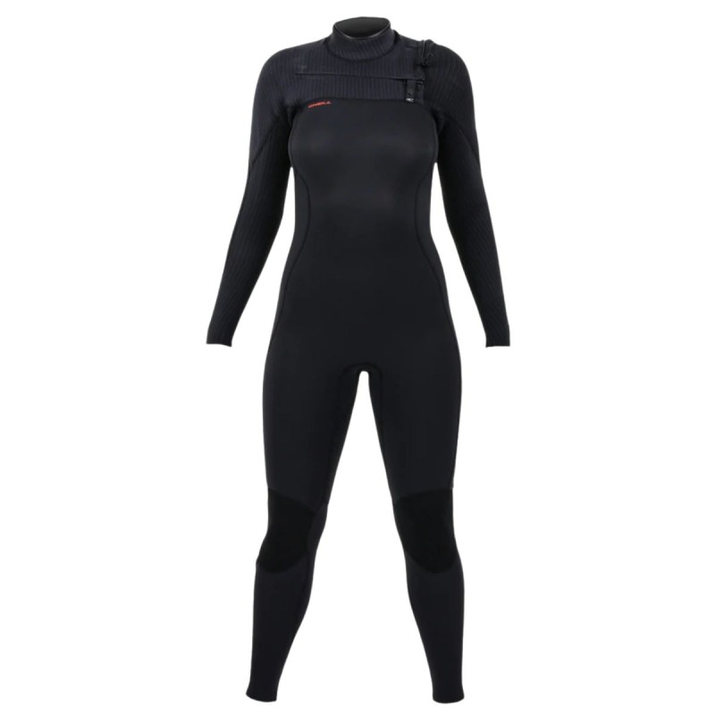 Combinaison Femme O'Neill  Hyperfreak 3/2 Chest Zip Full Black 2023