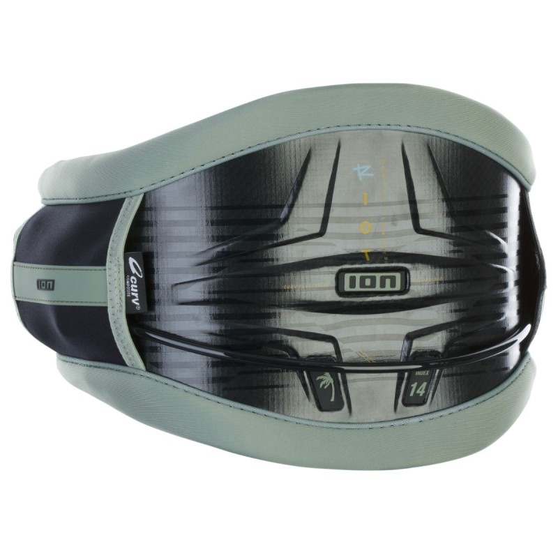 Harnais Kitesurf Ceinture Homme Ion Riot Curv 2023 - Vert