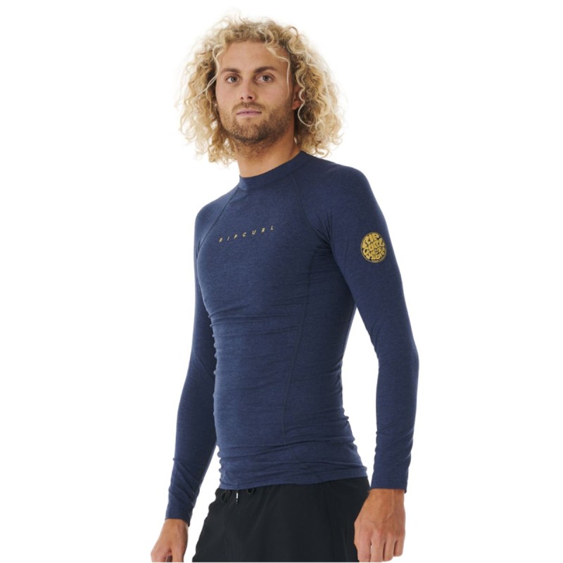 Top Lycra Manches Longues RipCurl Dawn Patrol Perf 2023 - Navy